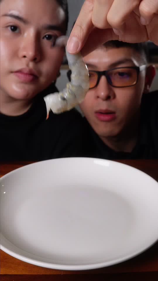ยำปลาร้ากุ้งสด